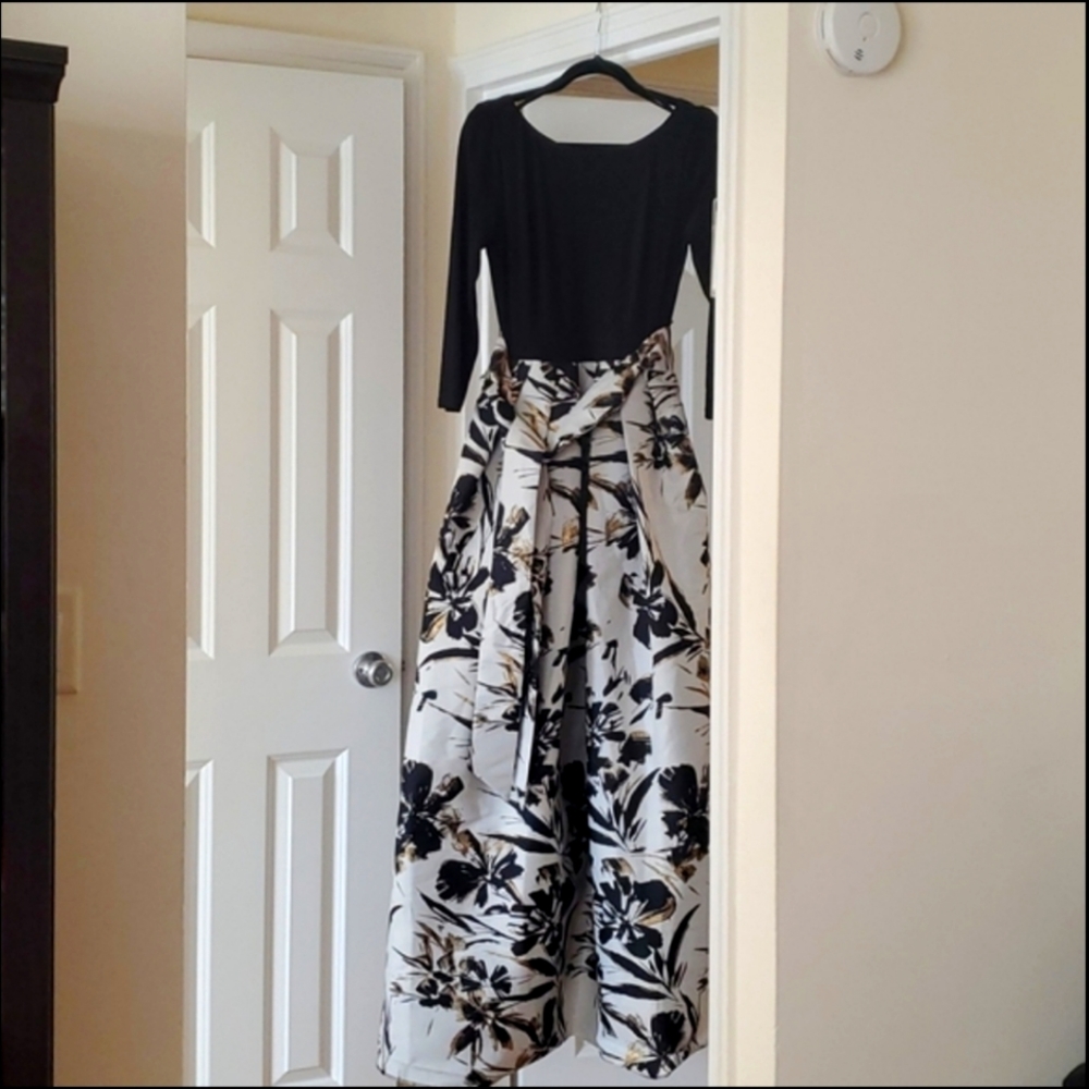 Eliza J Black Tie Dress